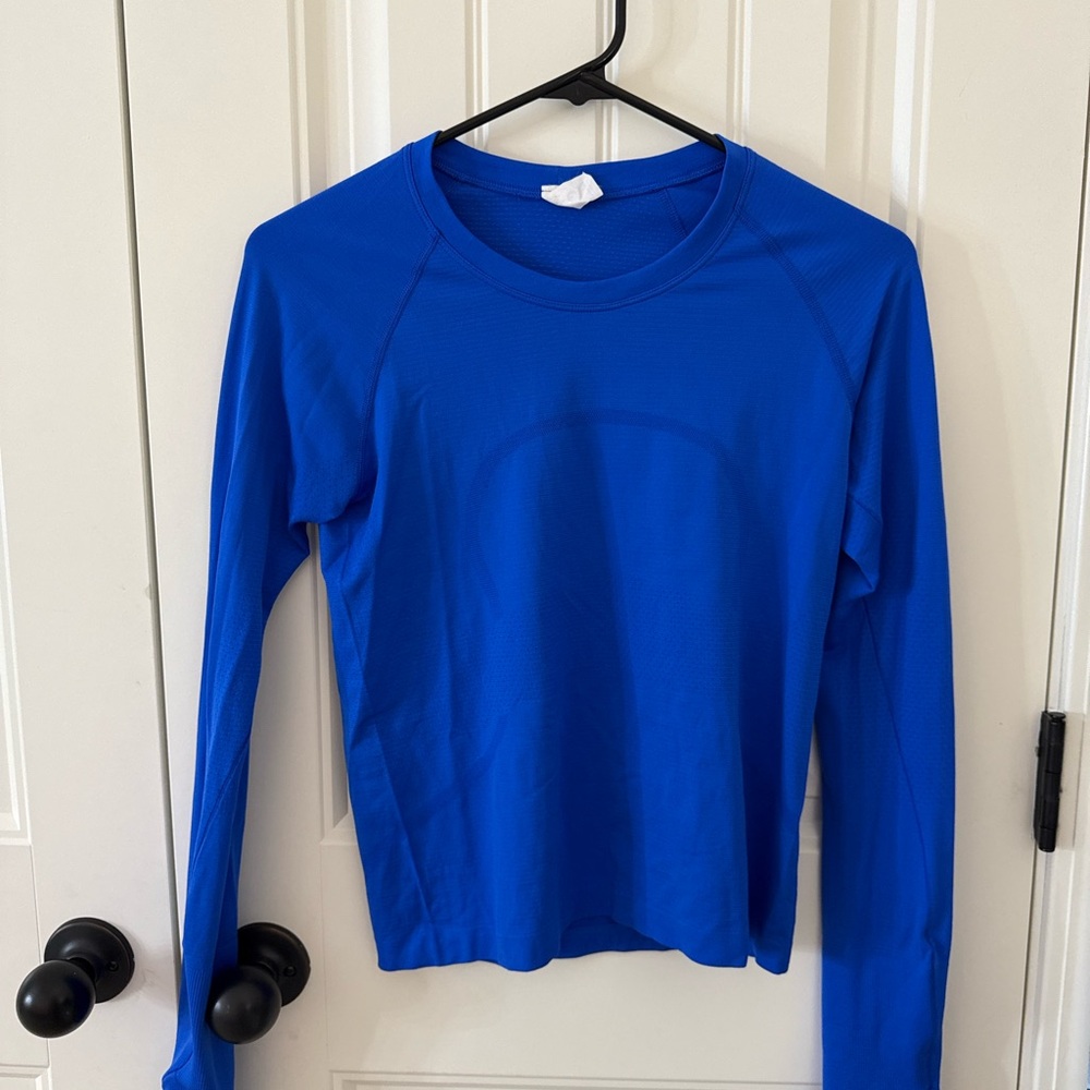 Lululemon Swiftly Tech Long Sleeve Waist Length (blazer blue)